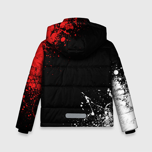 Зимняя куртка для мальчика Бравл старс / 3D-Красный – фото 2