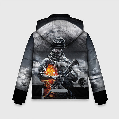 Зимняя куртка для мальчика Battlefield / 3D-Светло-серый – фото 2