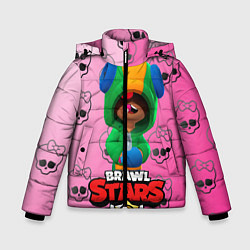 Куртка зимняя для мальчика Brawl stars, цвет: 3D-черный