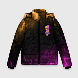 Куртка зимняя для мальчика Brawl Stars Sandy, цвет: 3D-черный