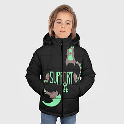 Куртка зимняя для мальчика Support, цвет: 3D-светло-серый — фото 2