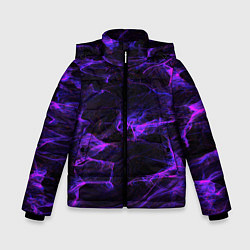 Куртка зимняя для мальчика Текстуры, цвет: 3D-черный