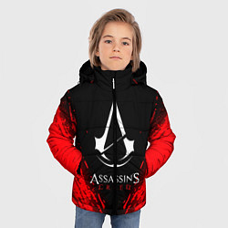 Куртка зимняя для мальчика Assassin’s Creed, цвет: 3D-красный — фото 2