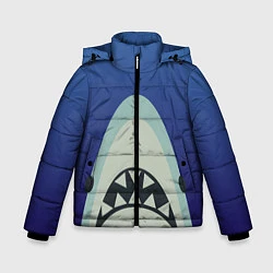 Куртка зимняя для мальчика IKEA Shark, цвет: 3D-черный