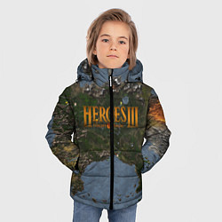 Куртка зимняя для мальчика ГЕРОИ 3, цвет: 3D-черный — фото 2