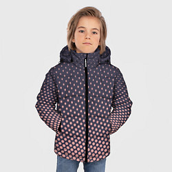 Куртка зимняя для мальчика Dots pattern, цвет: 3D-черный — фото 2