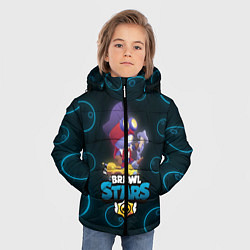 Куртка зимняя для мальчика Brawl Stars Captain Carl, цвет: 3D-черный — фото 2