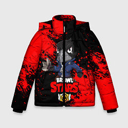 Куртка зимняя для мальчика Brawl Stars Crow, цвет: 3D-красный