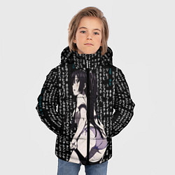 Куртка зимняя для мальчика Удар крови, цвет: 3D-черный — фото 2
