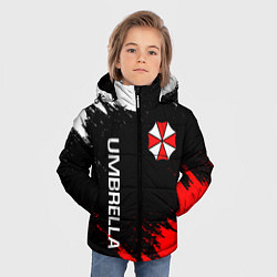 Куртка зимняя для мальчика UMBRELLA CORP, цвет: 3D-черный — фото 2