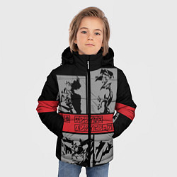 Куртка зимняя для мальчика Cowboy Bebop anime, цвет: 3D-черный — фото 2
