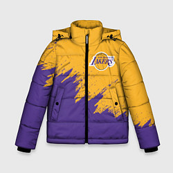 Куртка зимняя для мальчика LA LAKERS, цвет: 3D-красный