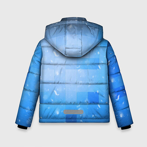 Зимняя куртка для мальчика Minecraft Майнкрафт / 3D-Светло-серый – фото 2