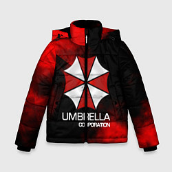 Куртка зимняя для мальчика UMBRELLA CORP, цвет: 3D-черный