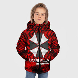 Куртка зимняя для мальчика UMBRELLA CORP, цвет: 3D-черный — фото 2