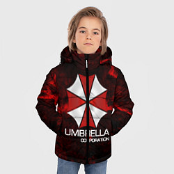 Куртка зимняя для мальчика UMBRELLA CORP, цвет: 3D-черный — фото 2