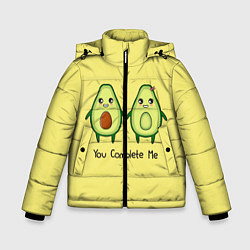 Куртка зимняя для мальчика Авокадо, цвет: 3D-красный