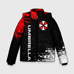 Куртка зимняя для мальчика UMBRELLA CORPORATION, цвет: 3D-черный