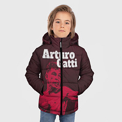 Куртка зимняя для мальчика Arturo Gatti, цвет: 3D-черный — фото 2