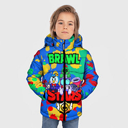 Куртка зимняя для мальчика BRAWL STARS 2020, цвет: 3D-черный — фото 2