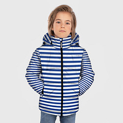 Куртка зимняя для мальчика Тельняшка ВМФ, цвет: 3D-светло-серый — фото 2