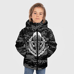 Куртка зимняя для мальчика ВДВ СССР, цвет: 3D-черный — фото 2