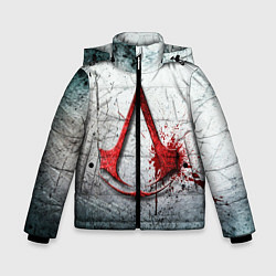 Куртка зимняя для мальчика Assassins Creed, цвет: 3D-светло-серый