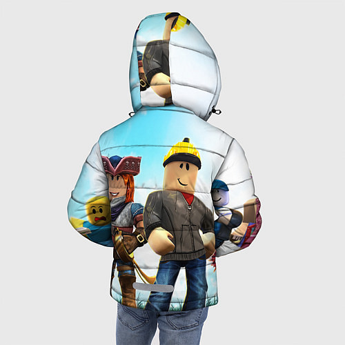 Зимняя куртка для мальчика ROBLOX / 3D-Светло-серый – фото 4