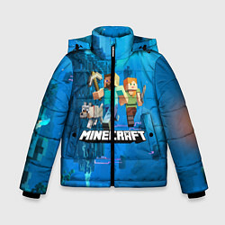 Куртка зимняя для мальчика Minecraft Майнкрафт, цвет: 3D-красный