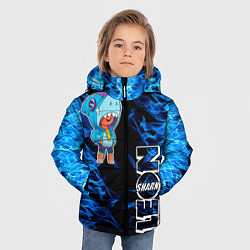 Куртка зимняя для мальчика Brawl Stars shark, цвет: 3D-красный — фото 2