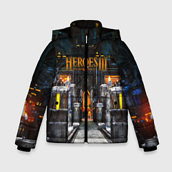 Куртка зимняя для мальчика HEROES 3, цвет: 3D-черный