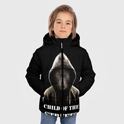 Куртка зимняя для мальчика Дитя улиц, цвет: 3D-черный — фото 2