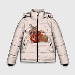 Зимняя куртка для мальчика КОРГИ И МЫШАТА