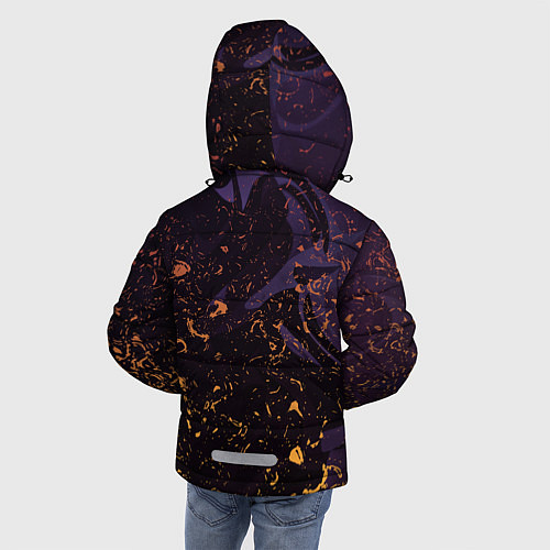 Зимняя куртка для мальчика Flame in the night / 3D-Светло-серый – фото 4