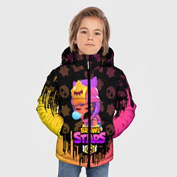 Куртка зимняя для мальчика BRAWL STARS SANDY, цвет: 3D-красный — фото 2