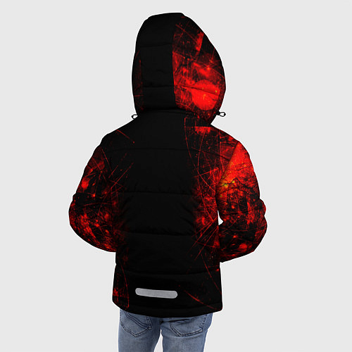 Зимняя куртка для мальчика Devil may cry / 3D-Светло-серый – фото 4