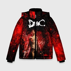 Куртка зимняя для мальчика Devil may cry, цвет: 3D-светло-серый
