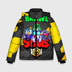 Куртка зимняя для мальчика BRAWL STARS 2020, цвет: 3D-красный