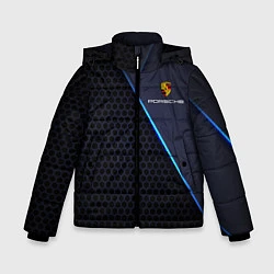 Куртка зимняя для мальчика PORSCHE, цвет: 3D-светло-серый