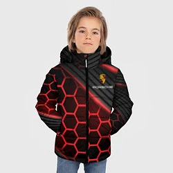 Куртка зимняя для мальчика PORSCHE, цвет: 3D-светло-серый — фото 2