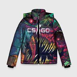 Куртка зимняя для мальчика CS GO Hyper Beast, цвет: 3D-черный