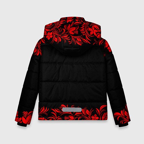 Зимняя куртка для мальчика CountryHumans / 3D-Красный – фото 2
