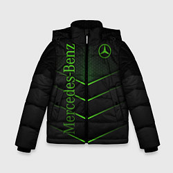 Куртка зимняя для мальчика Mercedes-Benz, цвет: 3D-черный