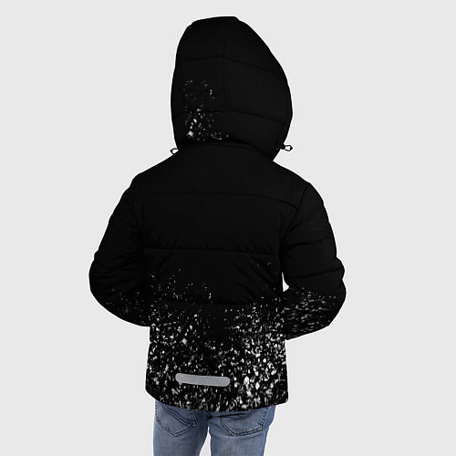 Зимняя куртка для мальчика Металлика Metallica / 3D-Светло-серый – фото 4