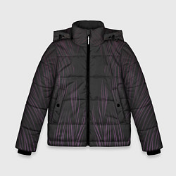 Куртка зимняя для мальчика Фиолетовое пламя, цвет: 3D-красный