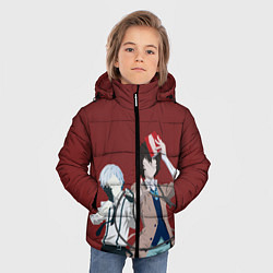 Куртка зимняя для мальчика Atsushi Nakajima & Osamu Dazai, цвет: 3D-светло-серый — фото 2