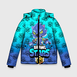 Зимняя куртка для мальчика Brawl stars leon shark