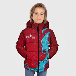Куртка зимняя для мальчика CS GO Water Elemental, цвет: 3D-черный — фото 2