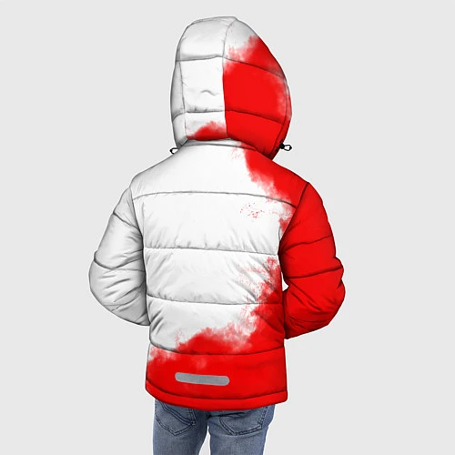 Зимняя куртка для мальчика Пограничные Войска / 3D-Светло-серый – фото 4