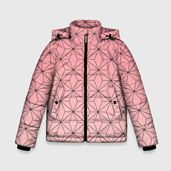 Куртка зимняя для мальчика NEZUKO KAMADO, цвет: 3D-светло-серый